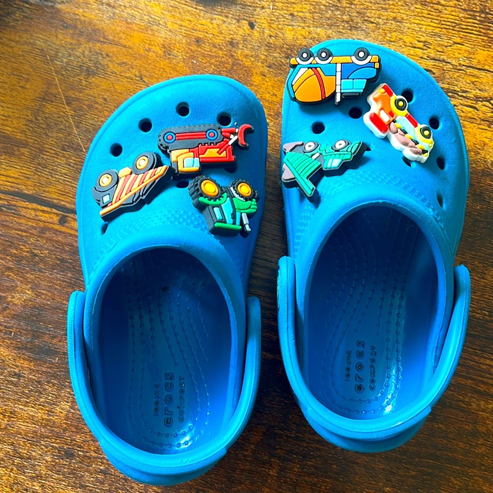 Crocs blue kids toddler 7